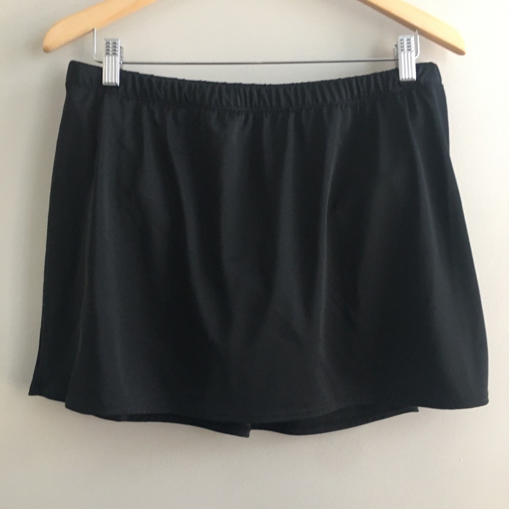 Always For Me Black Swim Skirt Size 16